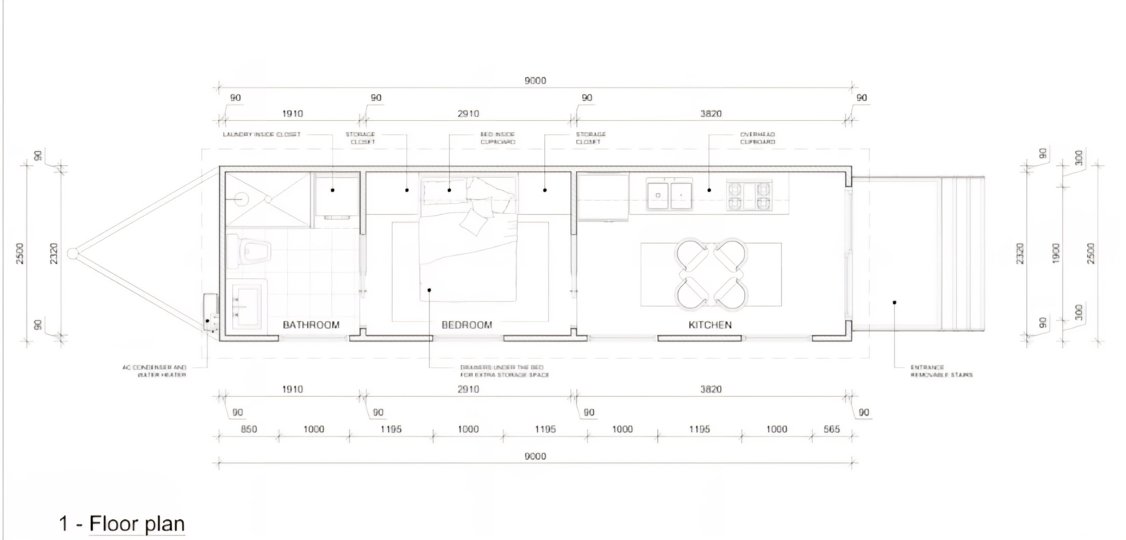 The Little Roamer floor plan